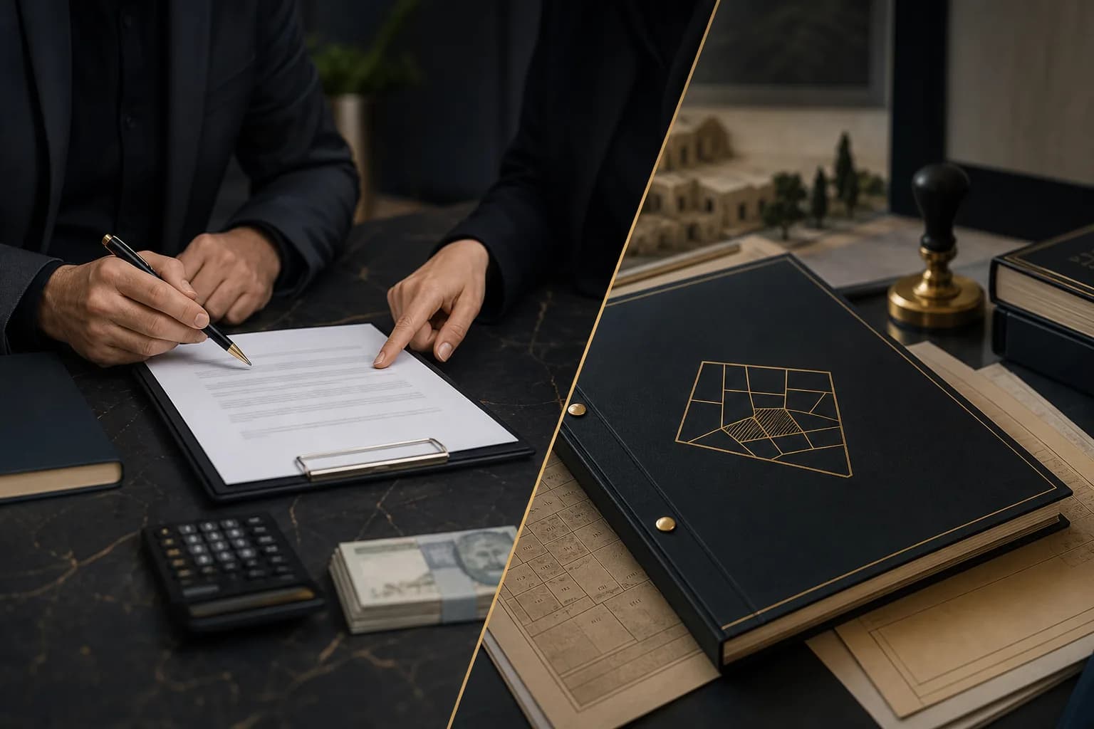 Review of a real estate sale agreement, payment records, and land registration documents