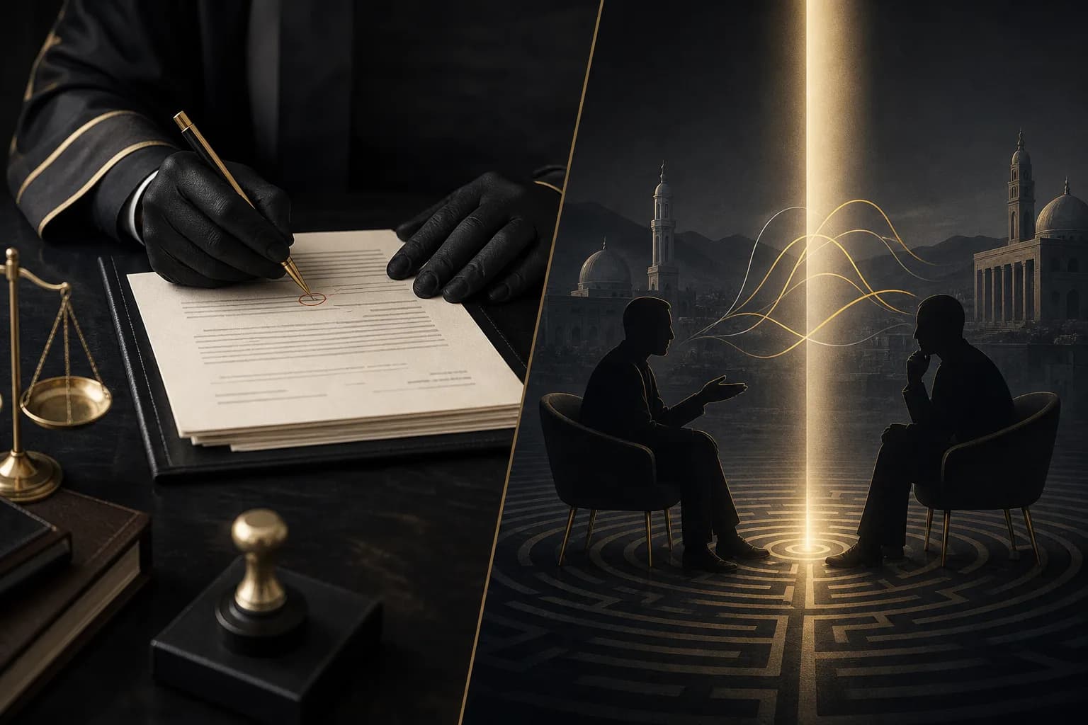 Editorial illustration distinguishing clerical correction from interpretation of a judgment’s operative wording