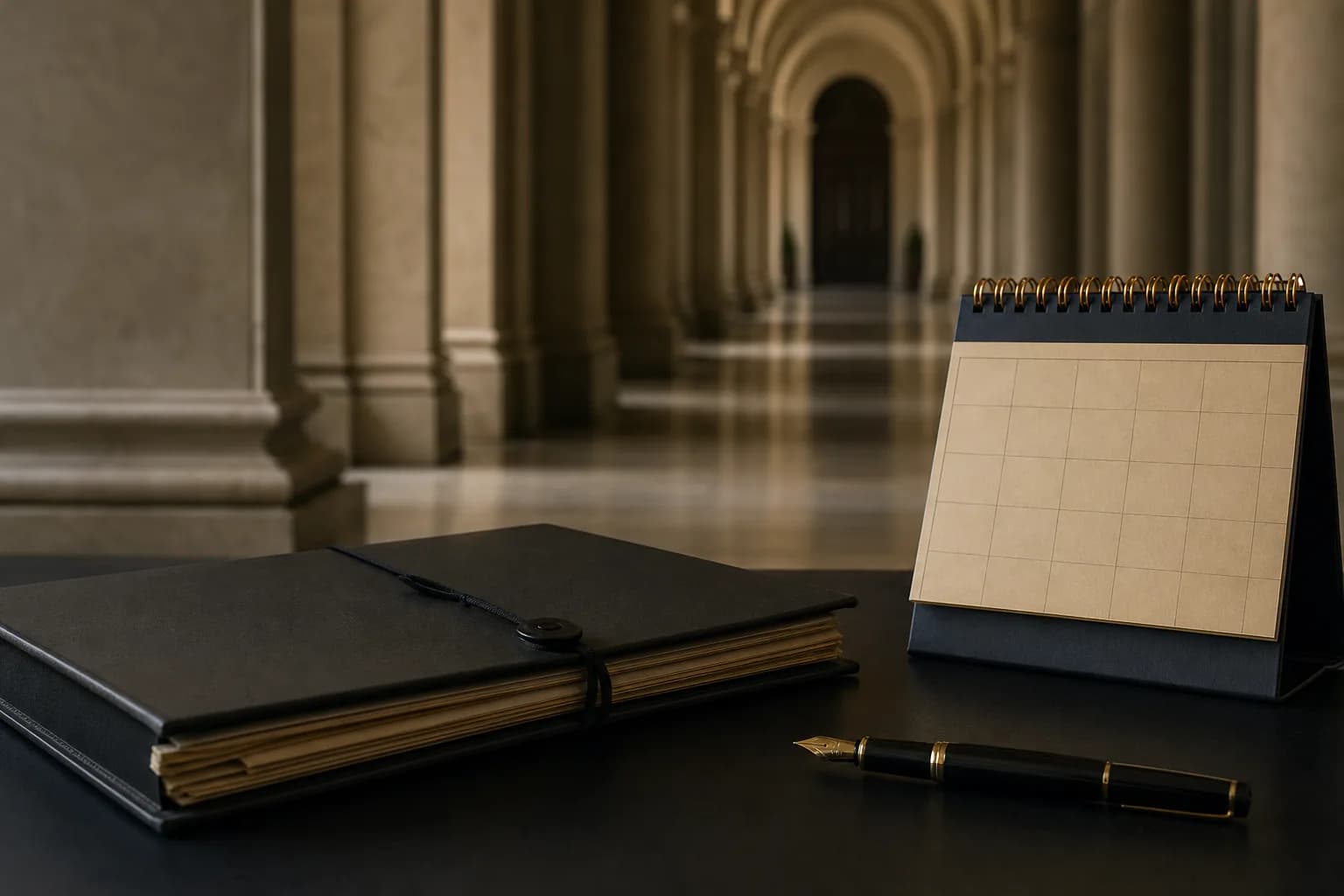Civil court file, calendar, and pen symbolizing appeal deadlines in Jordan