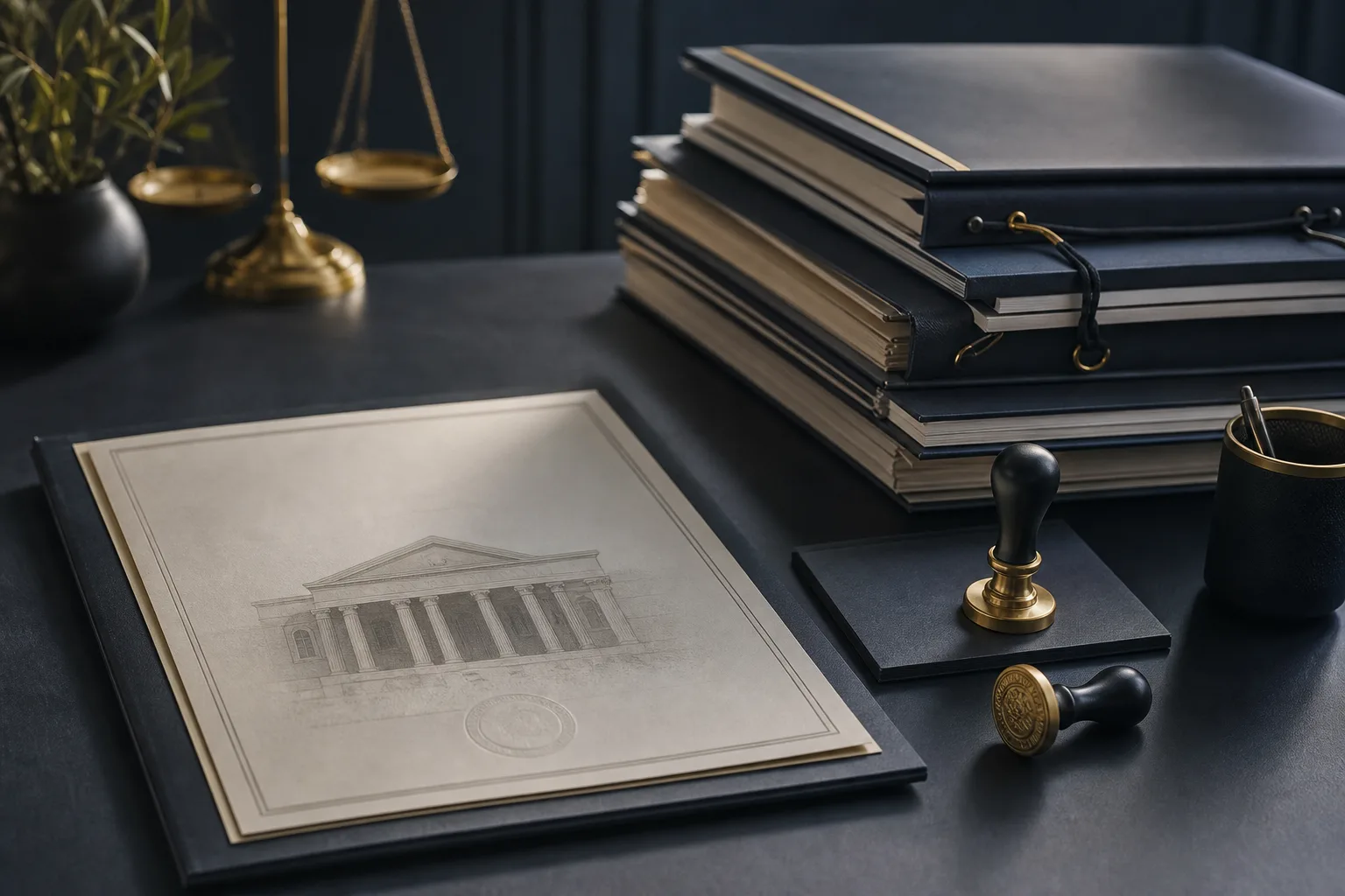 A foreign court judgment with Jordanian legal files and authentication documents