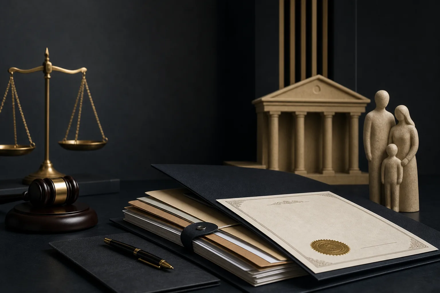 Legal file representing a support claim before the Sharia Court and enforcement proceedings in Jordan